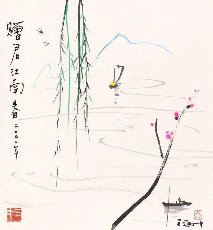 江南水乡的诗句10首，杏花微雨，山水如画